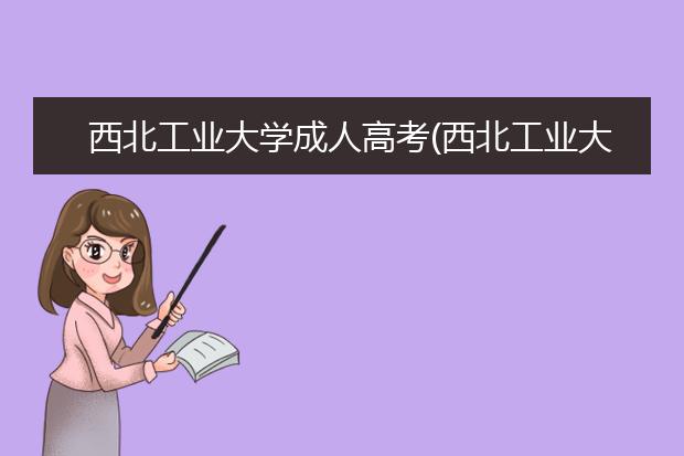 西北工业大学成人高考(西北工业大学成人高考函授站)