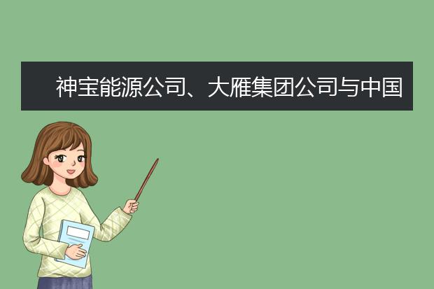 神宝能源公司、大雁集团公司与中国矿业大学进行合作办学座谈