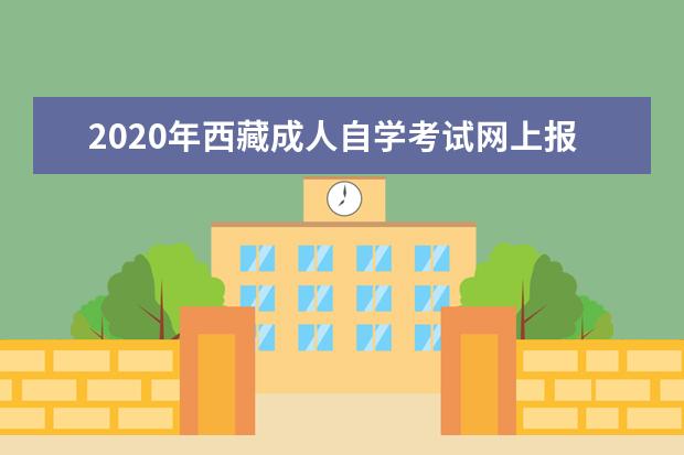 2020年西藏成人自学考试网上报名官网