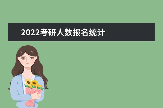 2022考研人数报名统计