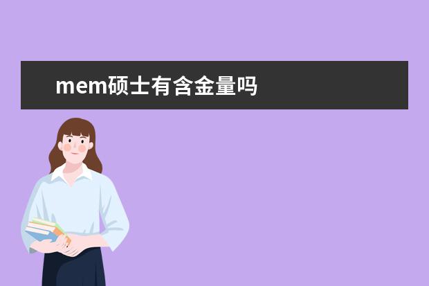 mem硕士有含金量吗