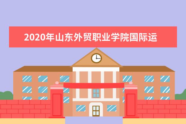 2020年山东外贸职业学院国际运输与物流系专升本录取人数公布!