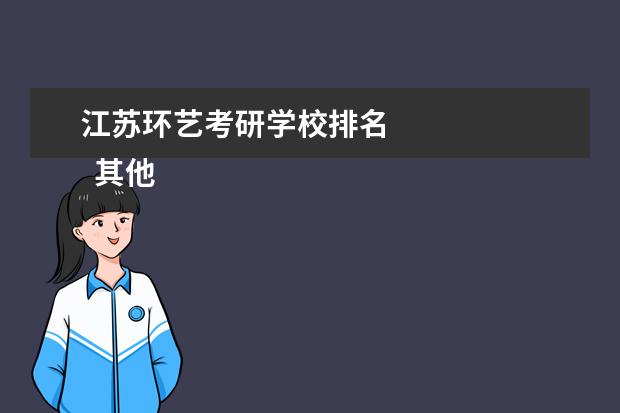 江苏环艺考研学校排名
其他信息:
<br/>