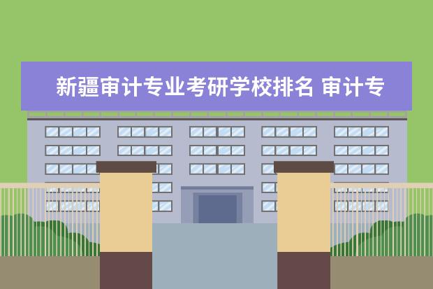 新疆审计专业考研学校排名 审计专业考研有哪些学校