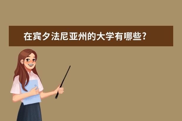 在宾夕法尼亚州的大学有哪些?