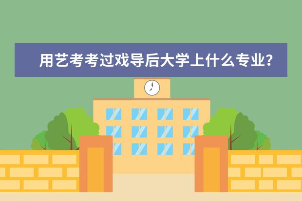 用艺考考过戏导后大学上什么专业?