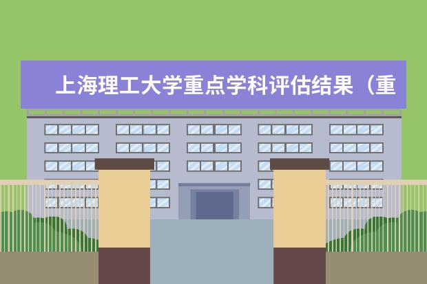 上海理工大学重点学科评估结果（重点学科名单）