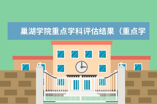 巢湖学院重点学科评估结果（重点学科名单）