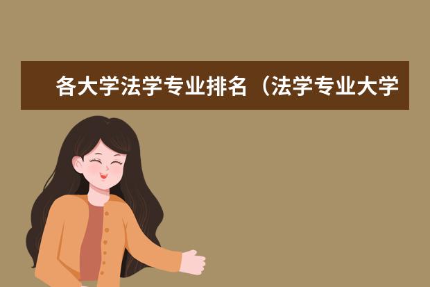 各大学法学专业排名（法学专业大学排名最新排名）